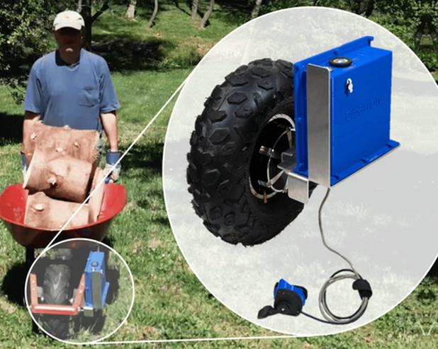 На Kickstarter представлена моторизированная приставка для садовой тачки за 350 долларов