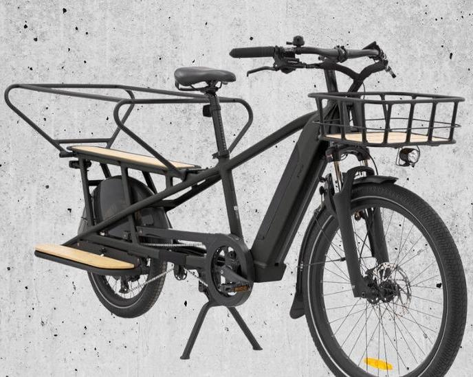Decathlon выпустила новую версию электрического грузового велосипеда BTWIN R500E